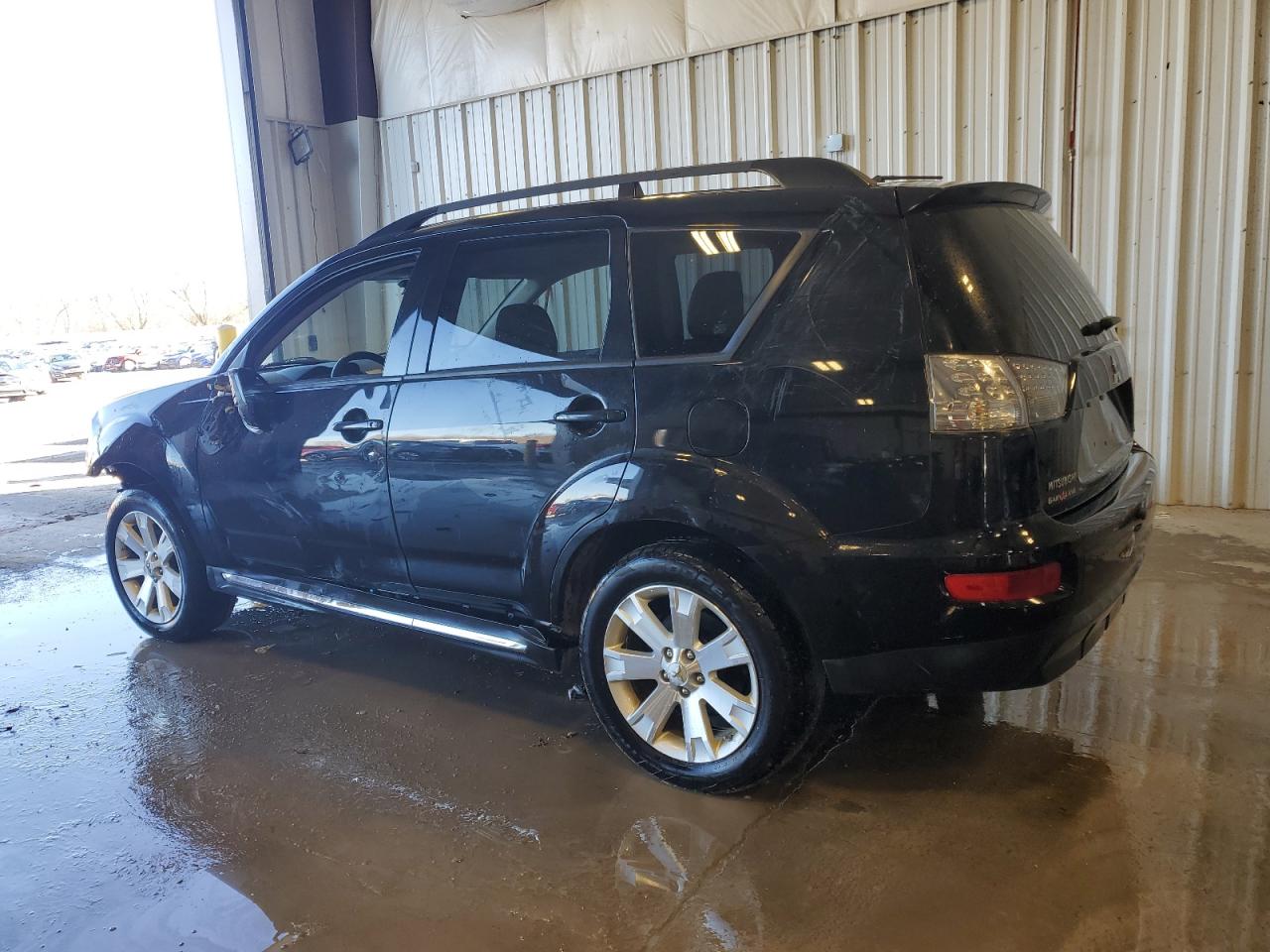 2013 Mitsubishi Outlander VIN JA4JT3AW5DU005087 Copart auction photo, front end / side damage thumbnail 2