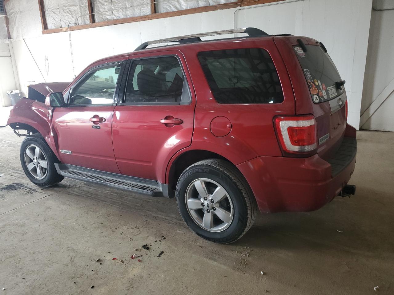 2008 Ford Escape VIN 1FMCU94128KC06599 Copart auction photo, front end / undercarriage damage thumbnail 2
