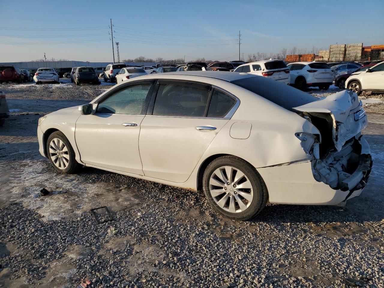 2013 Honda Accord VIN 1HGCR3F87DA020894 Copart auction photo, rear end damage thumbnail 2