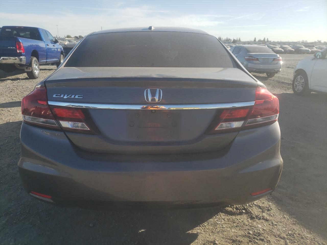 2015 Honda Civic VIN 19XFB2F96FE258268 Copart auction photo, rollover damage thumbnail 6