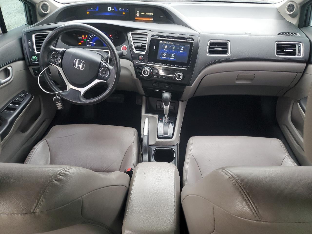 2015 Honda Civic VIN 2HGFB2F9XFH528723 Copart auction photo, front end damage thumbnail 8