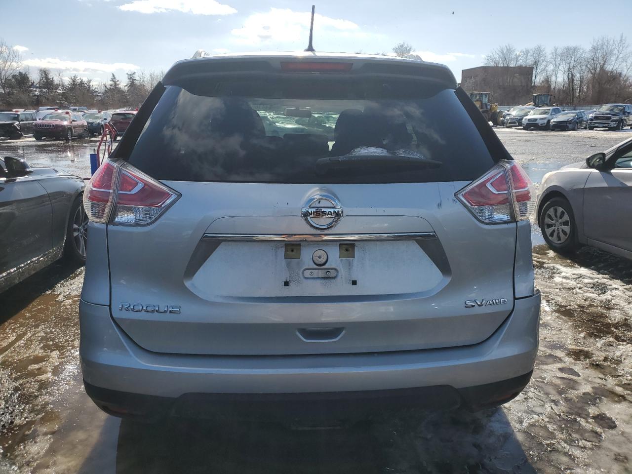2016 Nissan Rogue VIN KNMAT2MV0GP658755 Copart auction photo, rear end damage thumbnail 6