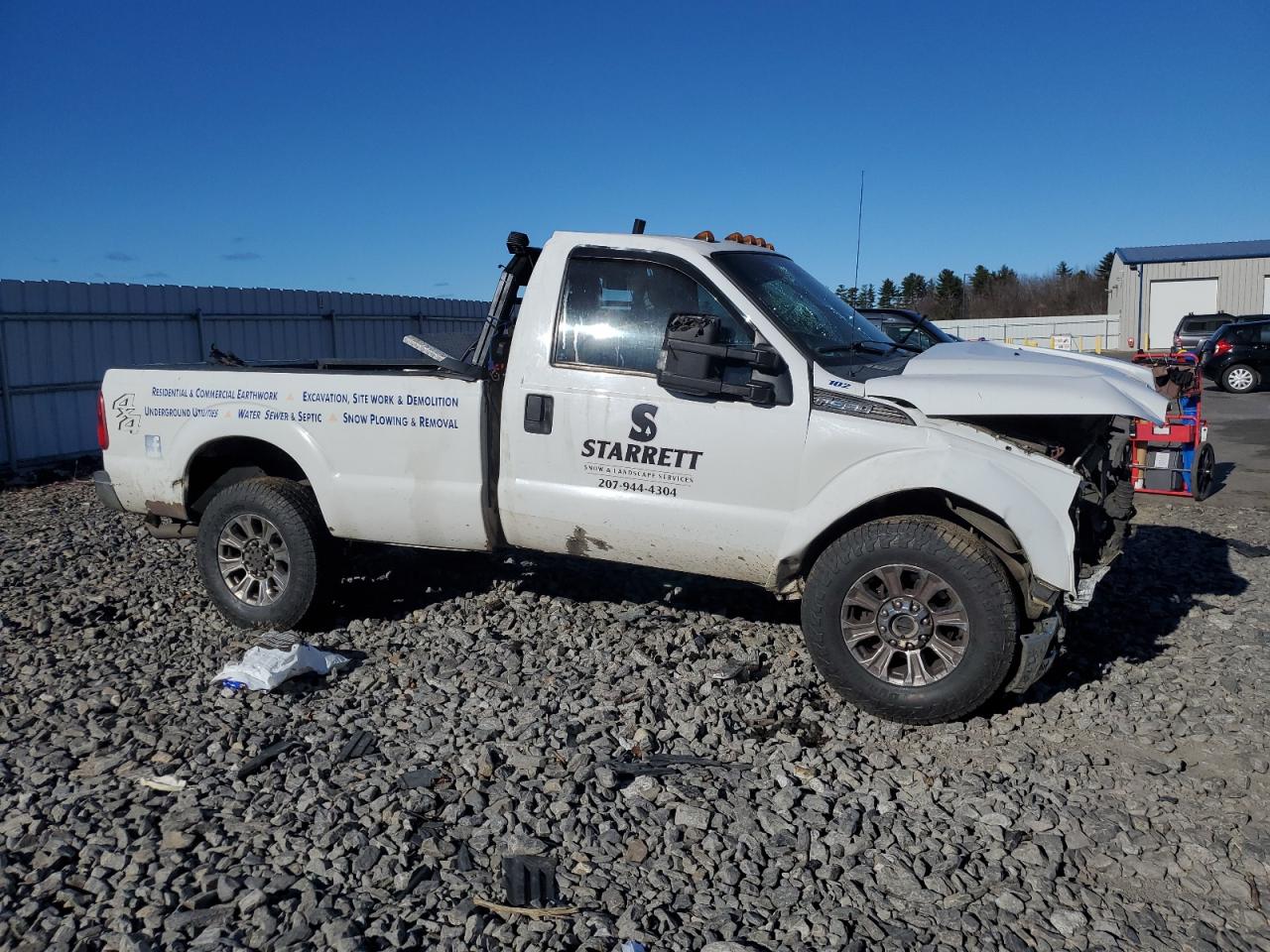 2015 Ford F350 VIN 1FTRF3B61FEB48498 Copart auction photo, front end / frame damage damage thumbnail 4
