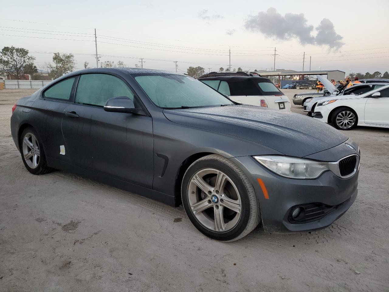 2015 BMW 4er VIN WBA3N7C58FK224528 Copart auction photo, water/flood damage thumbnail 4