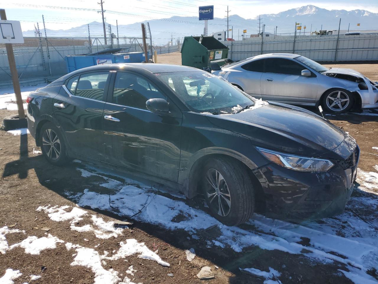 2020 Nissan Sentra VIN 3N1AB8CV7LY287676 Copart auction photo, front end damage thumbnail 4