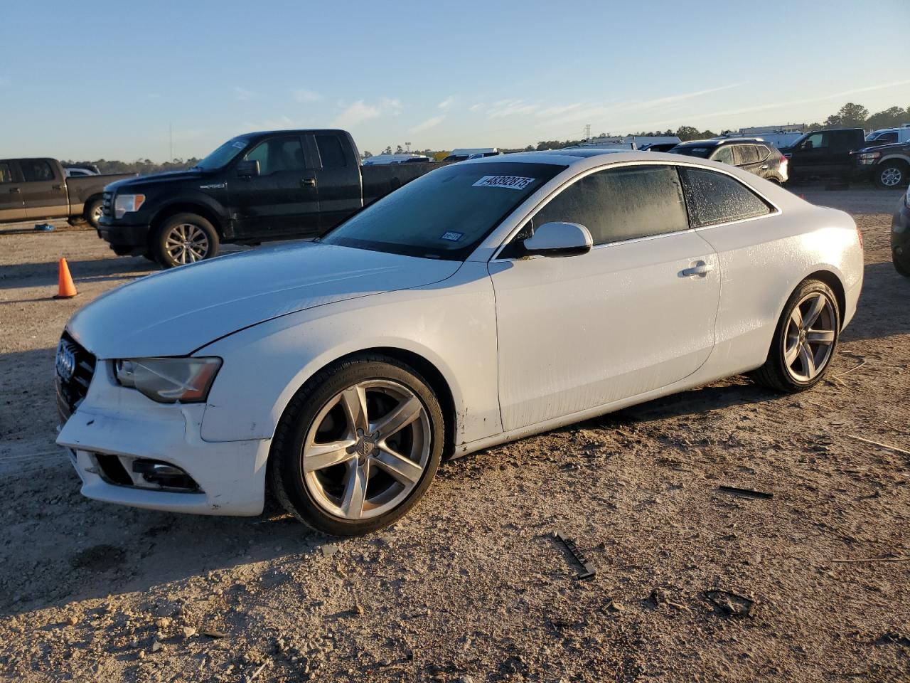 2013 Audi A5 VIN WAULFAFR6DA032097 - Copart auction photo