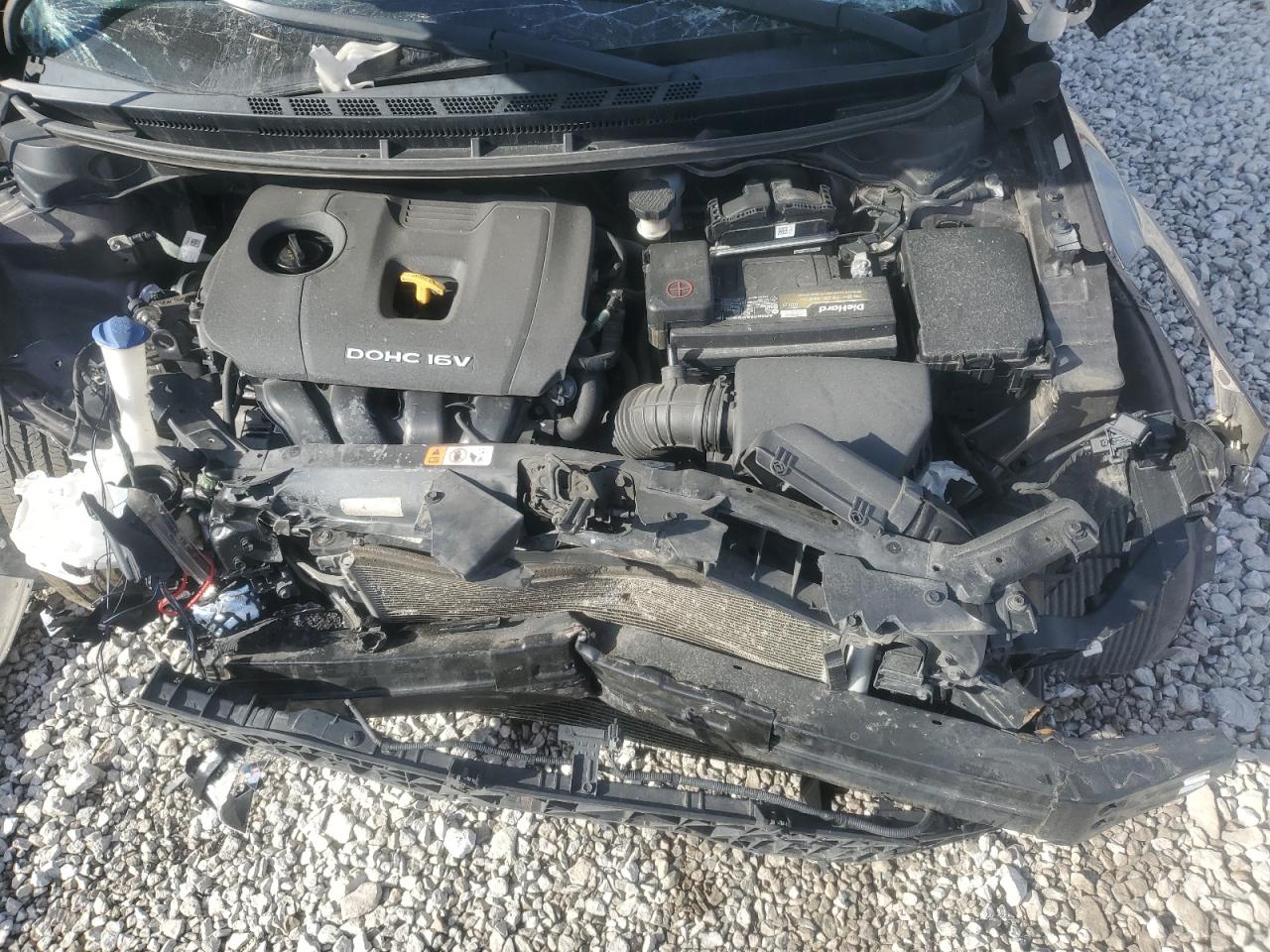 2017 KIA Forte VIN 3KPFL4A73HE104263 Copart auction photo, front end damage thumbnail 11