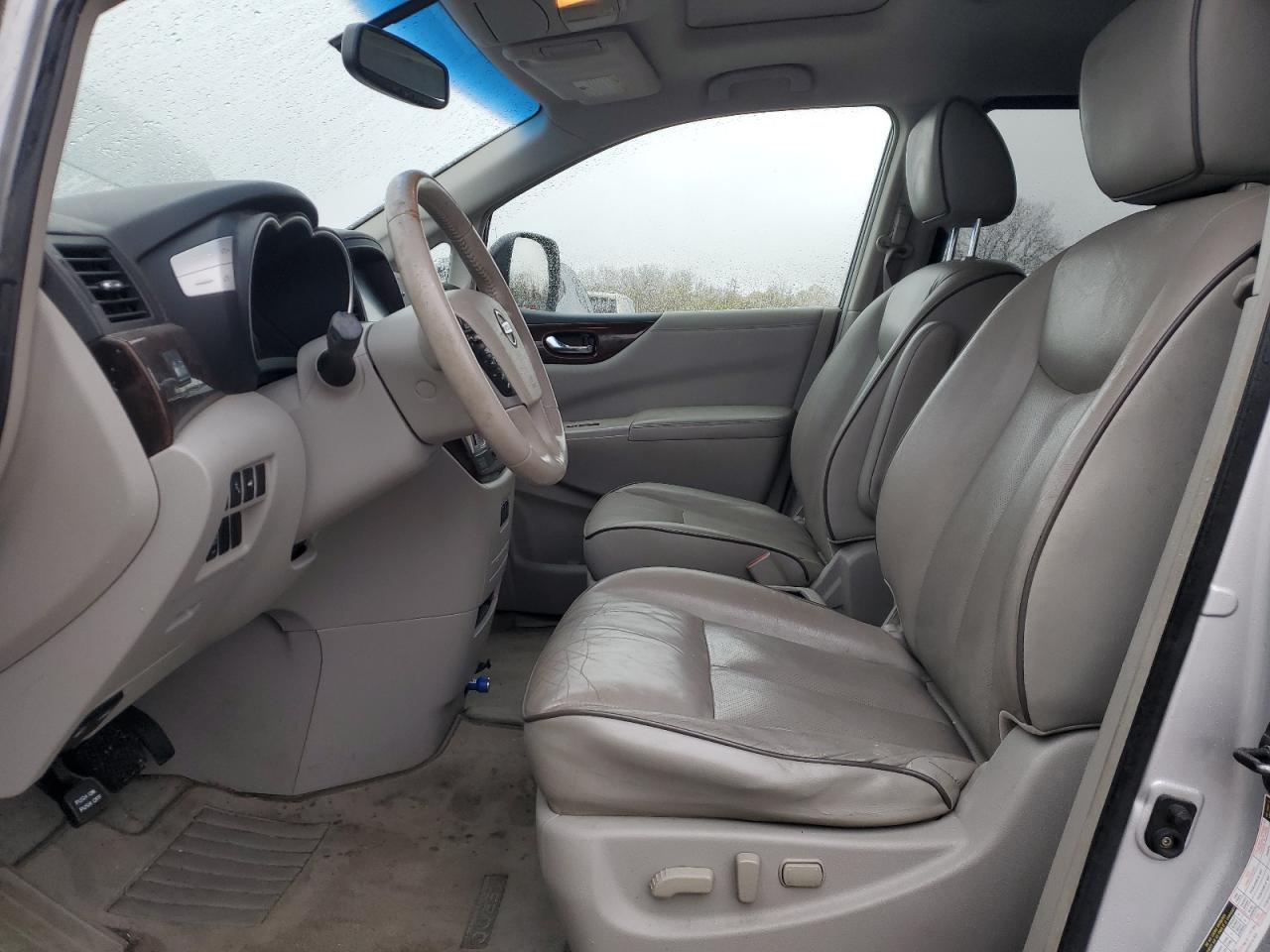 2011 Nissan Quest VIN JN8AE2KP4B9004129 Copart auction photo, front end / side damage thumbnail 7