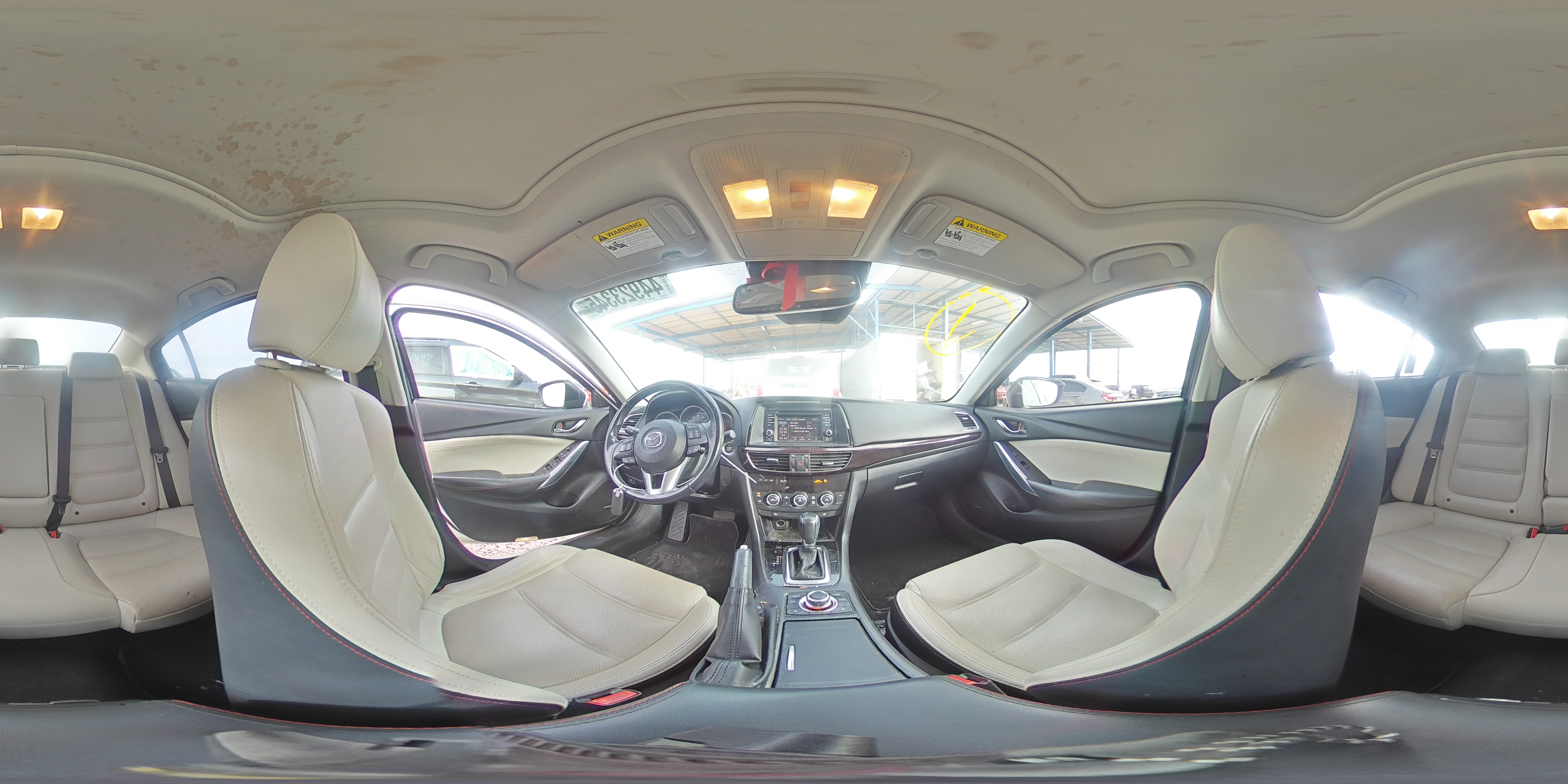 2015 Mazda 6 VIN JM1GJ1W55F1224825 Copart auction photo, rear end / front end damage thumbnail 13