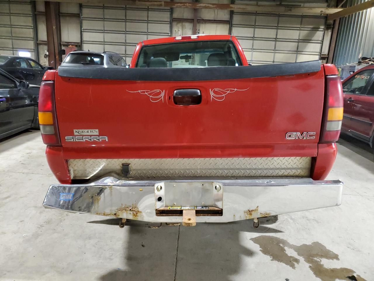 2001 GMC Sierra VIN 1GTHK24G51E160217 Copart auction photo, front end / undercarriage damage thumbnail 6