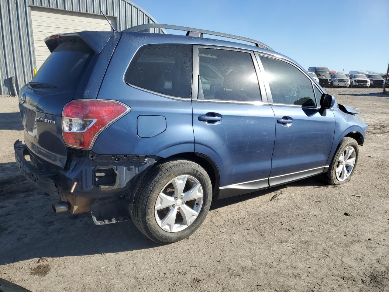 2014 Subaru Forester VIN JF2SJAHC7EH482244 Copart auction photo, front end / rear end damage thumbnail 3