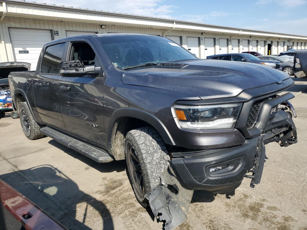 2021 RAM 1500 VIN 1C6SRFLT6MN528536 Copart auction photo, front end damage thumbnail 4