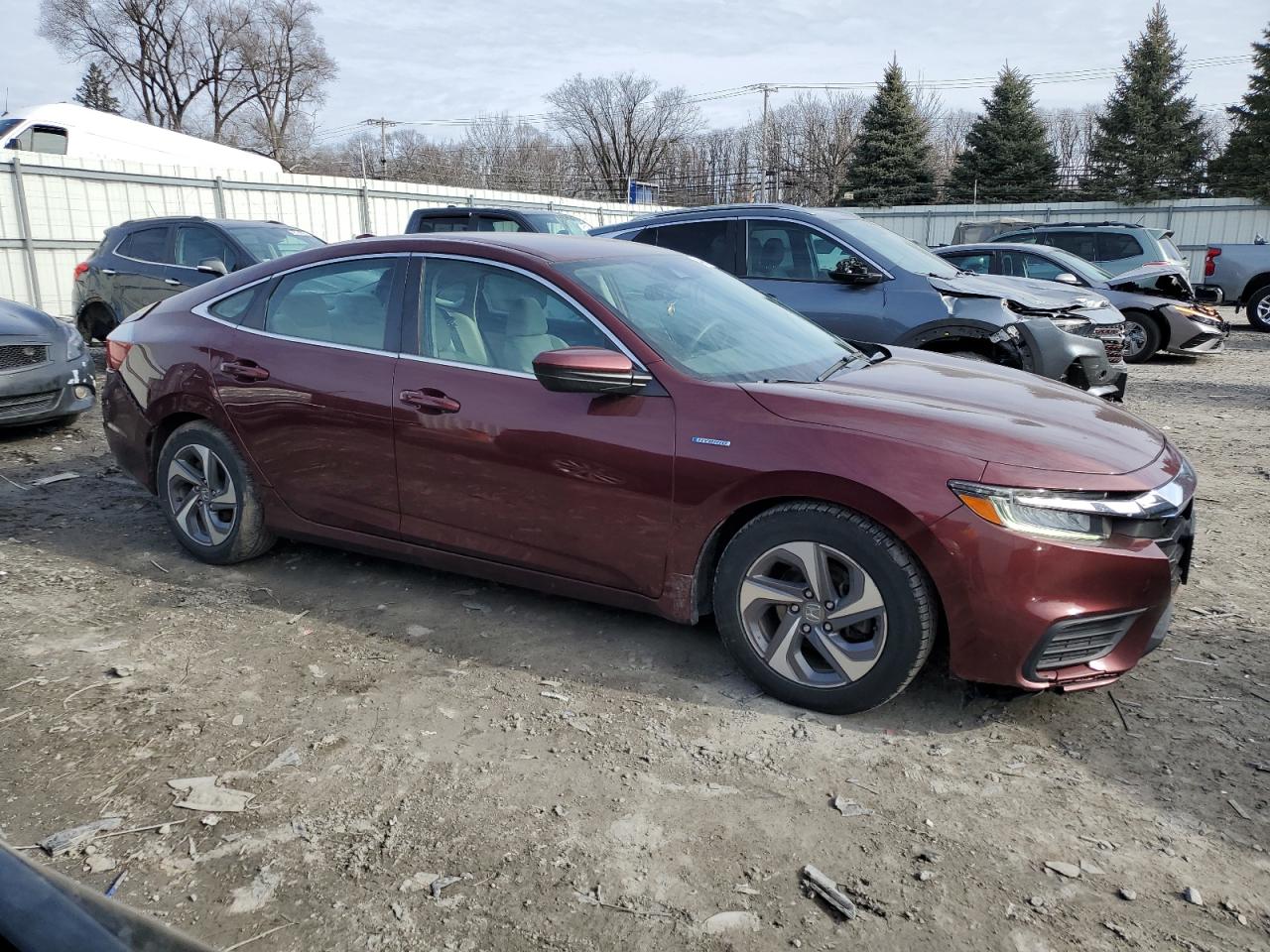 2019 Honda Insight VIN 19XZE4F18KE008874 Copart auction photo, rear end damage thumbnail 4