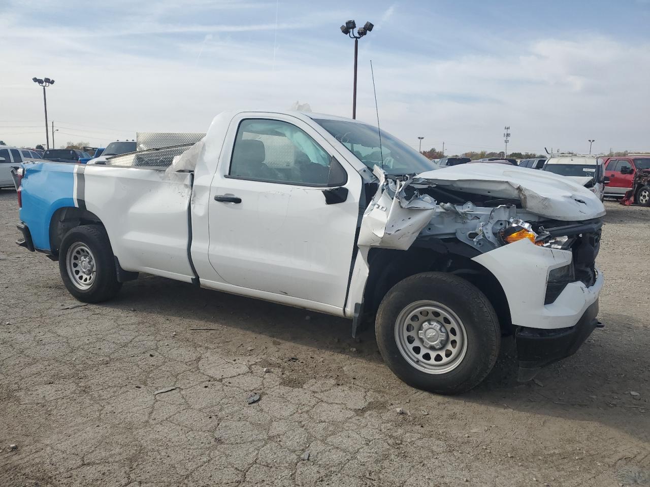 2023 Chevrolet Silverado VIN 3GCNDAEDXPG165751 Copart auction photo, all over / mechanical damage thumbnail 4