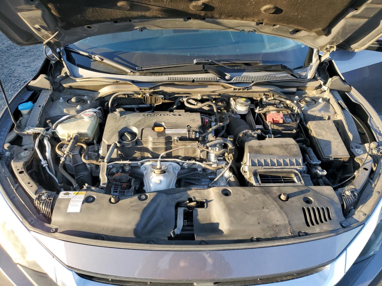 2016 Honda Civic VIN 2HGFC2F53GH514285 Copart auction photo, rear end damage thumbnail 11