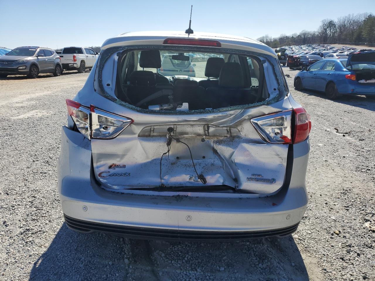 2014 Ford C-MAX VIN 1FADP5BU4EL503620 Copart auction photo, rear end / mechanical damage thumbnail 6