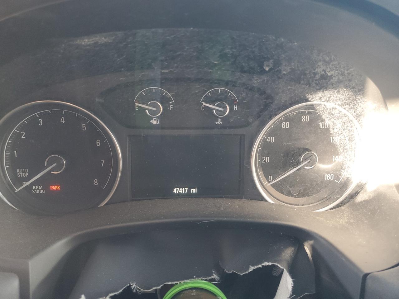2018 Buick Enclave VIN 5GAEVAKW1JJ185414 Copart auction photo, front end / side damage thumbnail 9