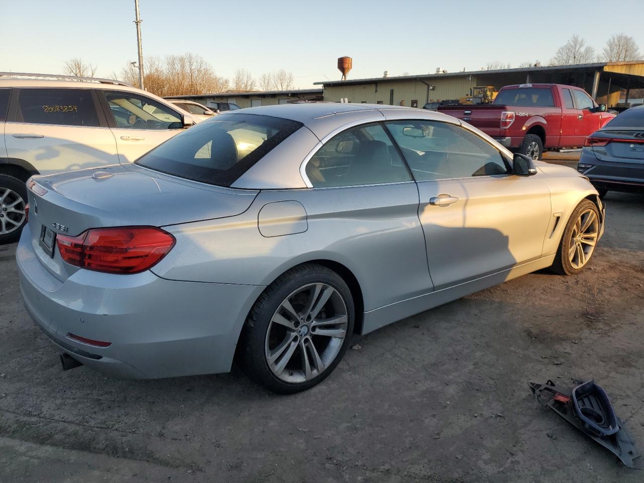 2015 BMW 4er VIN WBA3T3C59FP738700 Copart auction photo, front end damage thumbnail 3