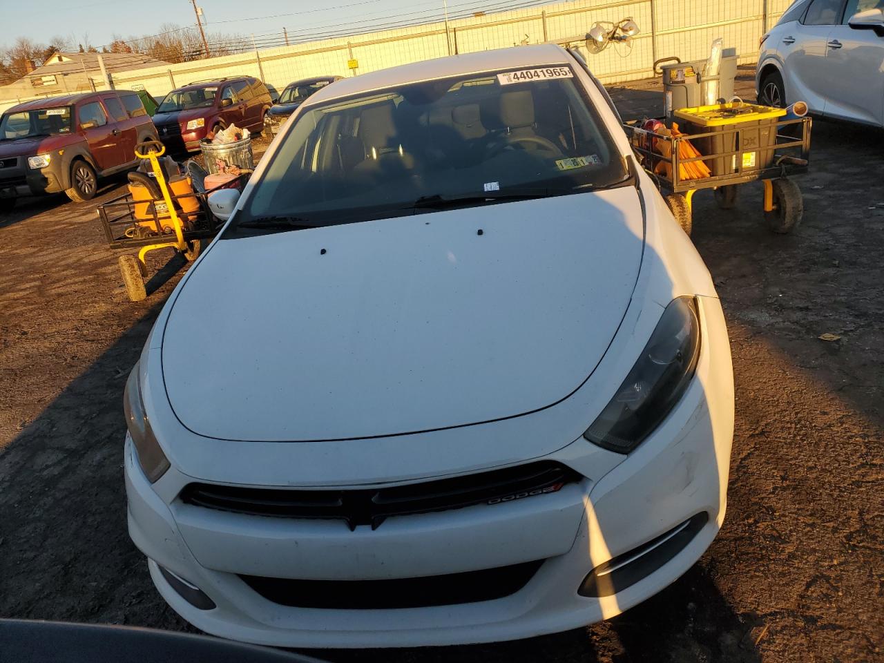 2016 Dodge Dart VIN 1C3CDFBB4GD517019 Copart auction photo, side / front end damage thumbnail 5