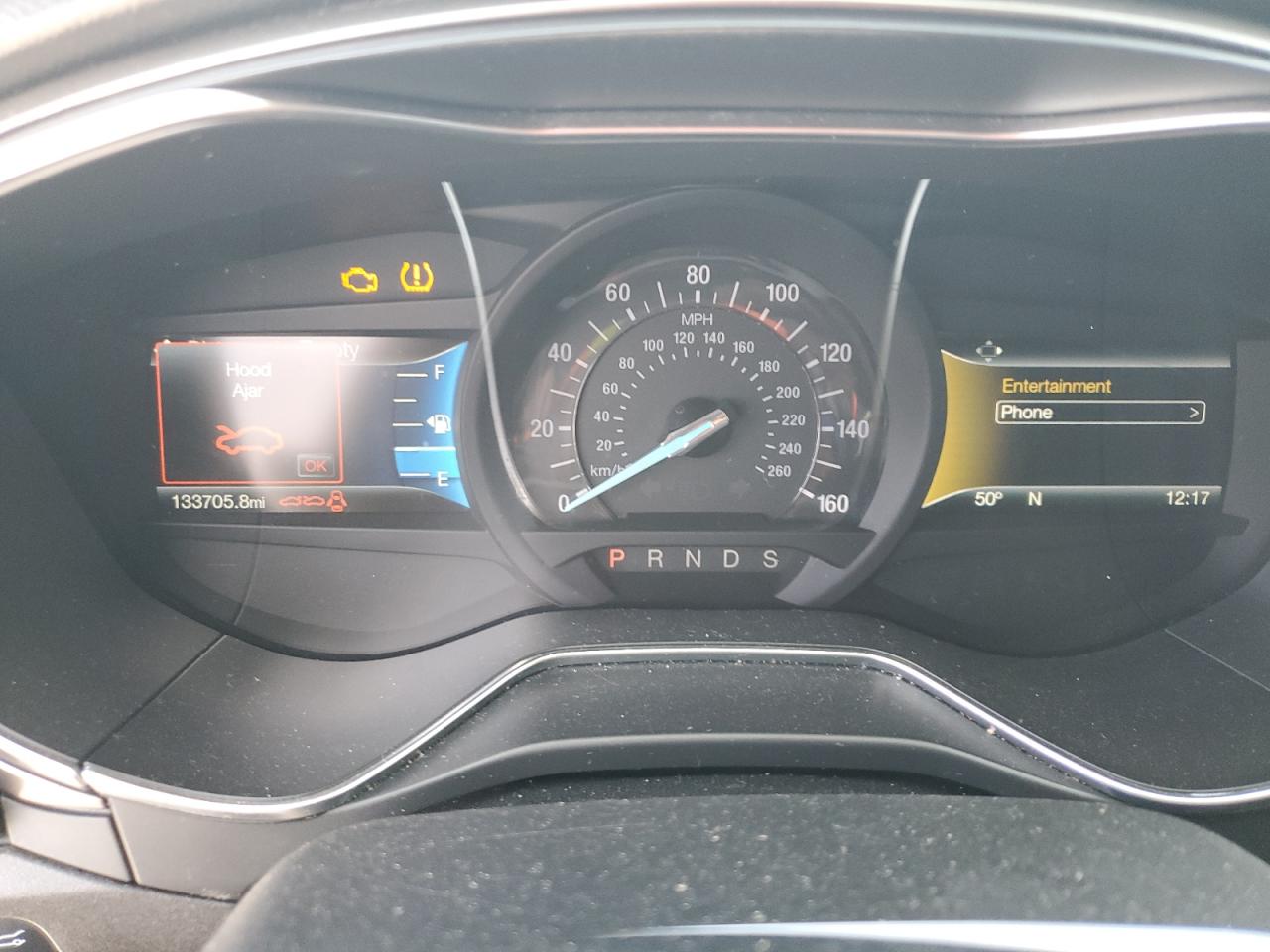 2017 Ford Fusion VIN 3FA6P0HD0HR334849 Copart auction photo, front end / undercarriage damage thumbnail 9