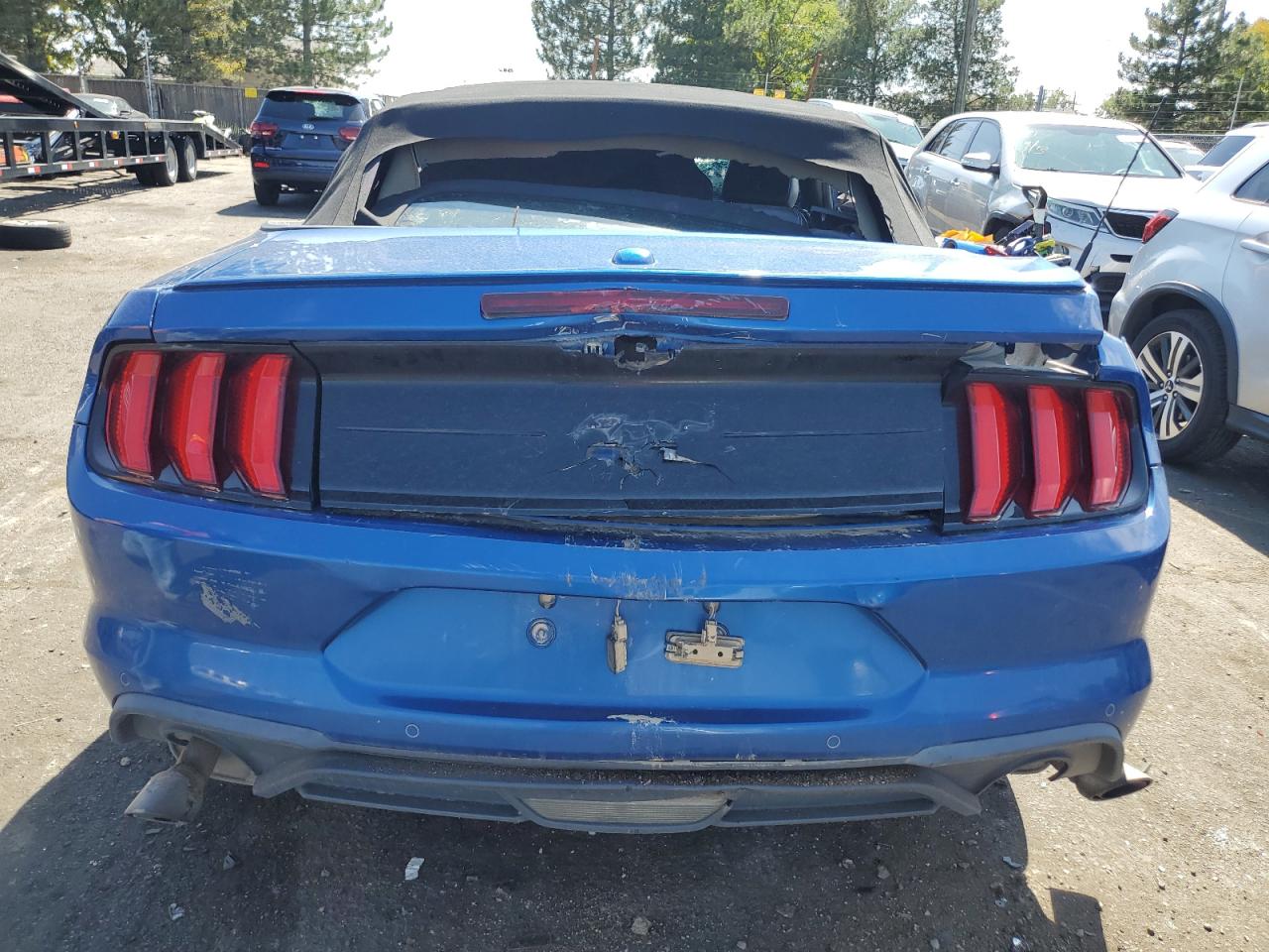 2018 Ford Mustang VIN 1FATP8UH9J5142851 Copart auction photo, all over damage thumbnail 6