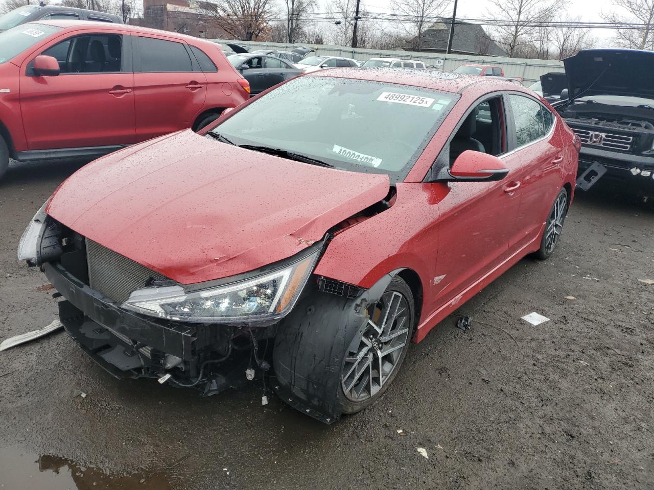 2019 Hyundai Elantra VIN KMHD04LB0KU818437