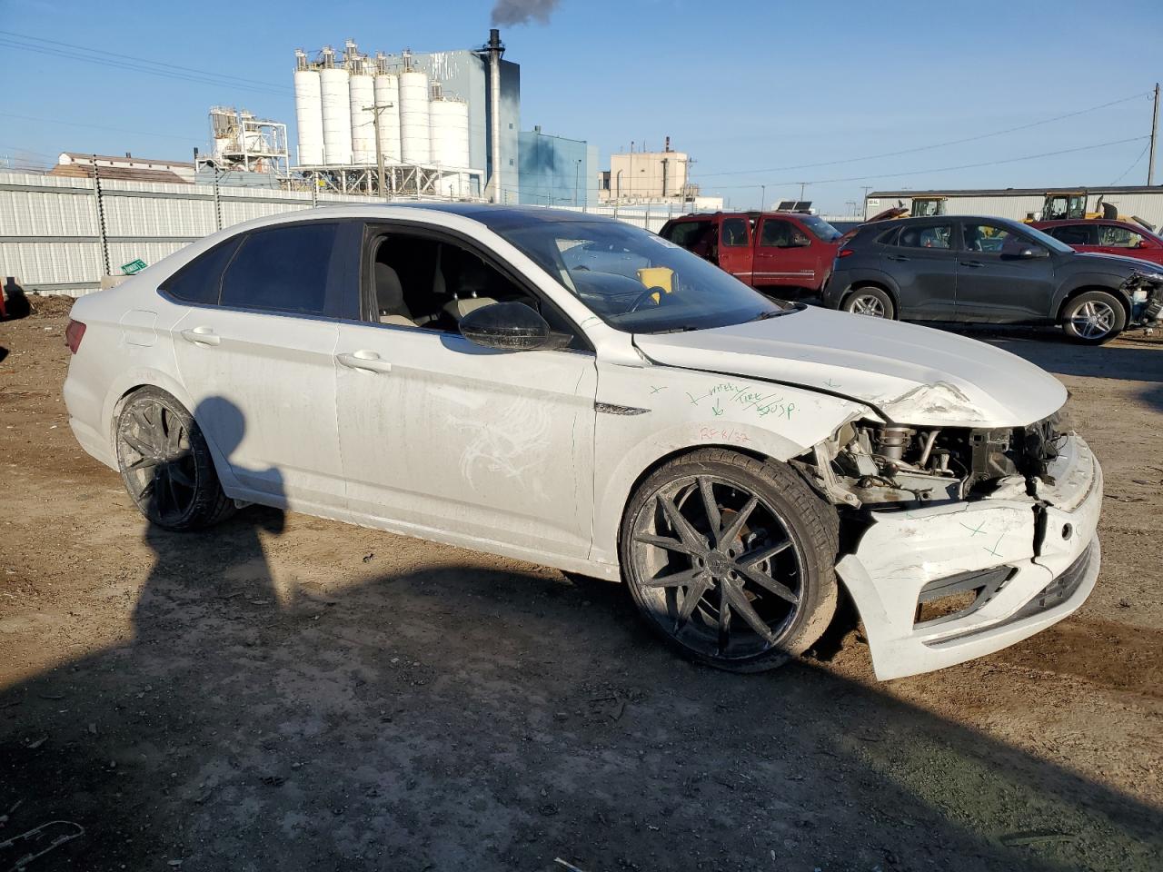 2019 Volkswagen Jetta VIN 3VWC57BU1KM087427 Copart auction photo, front end damage thumbnail 4