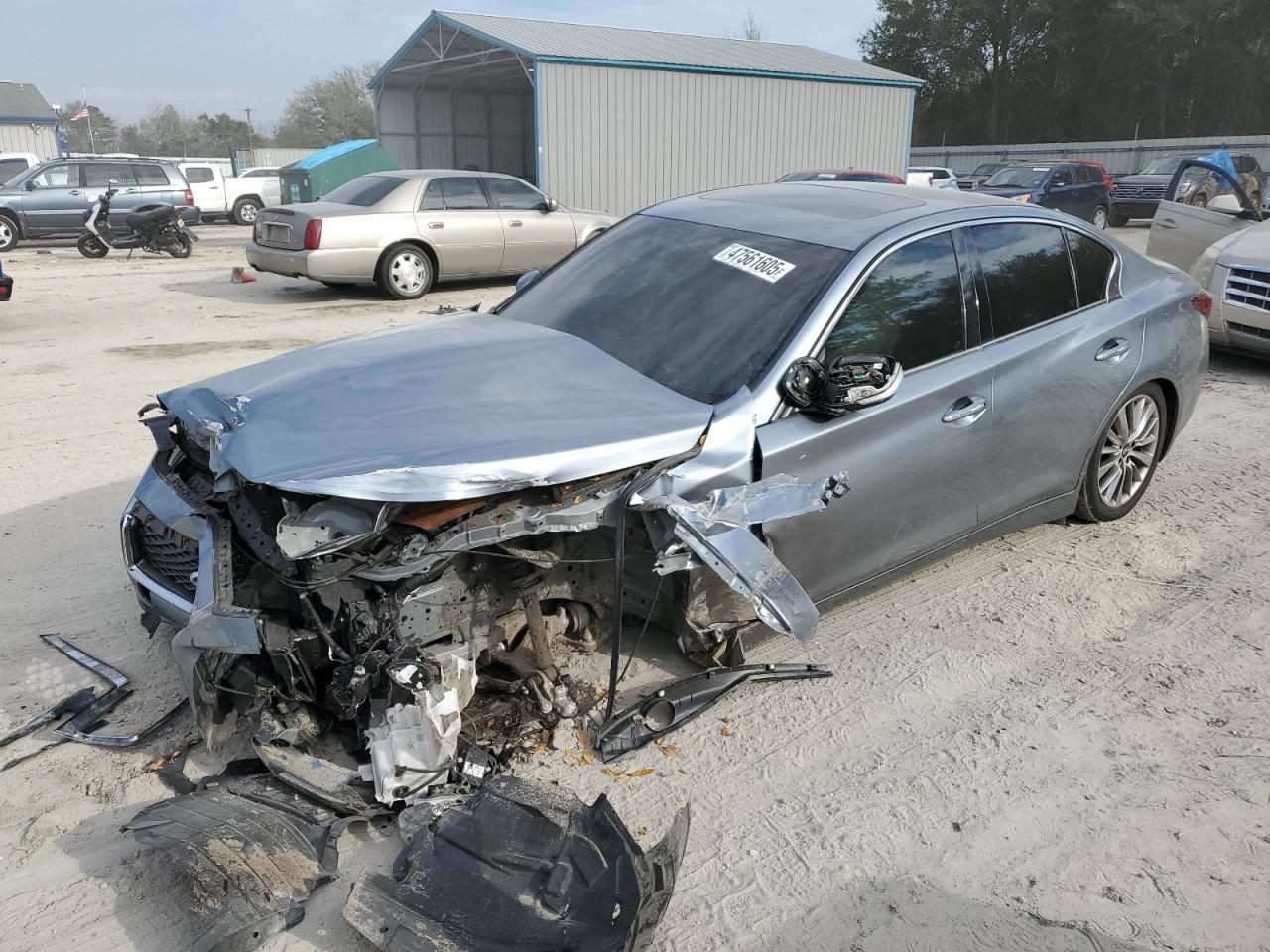 2018 Infiniti Q50 VIN JN1EV7APXJM353418
