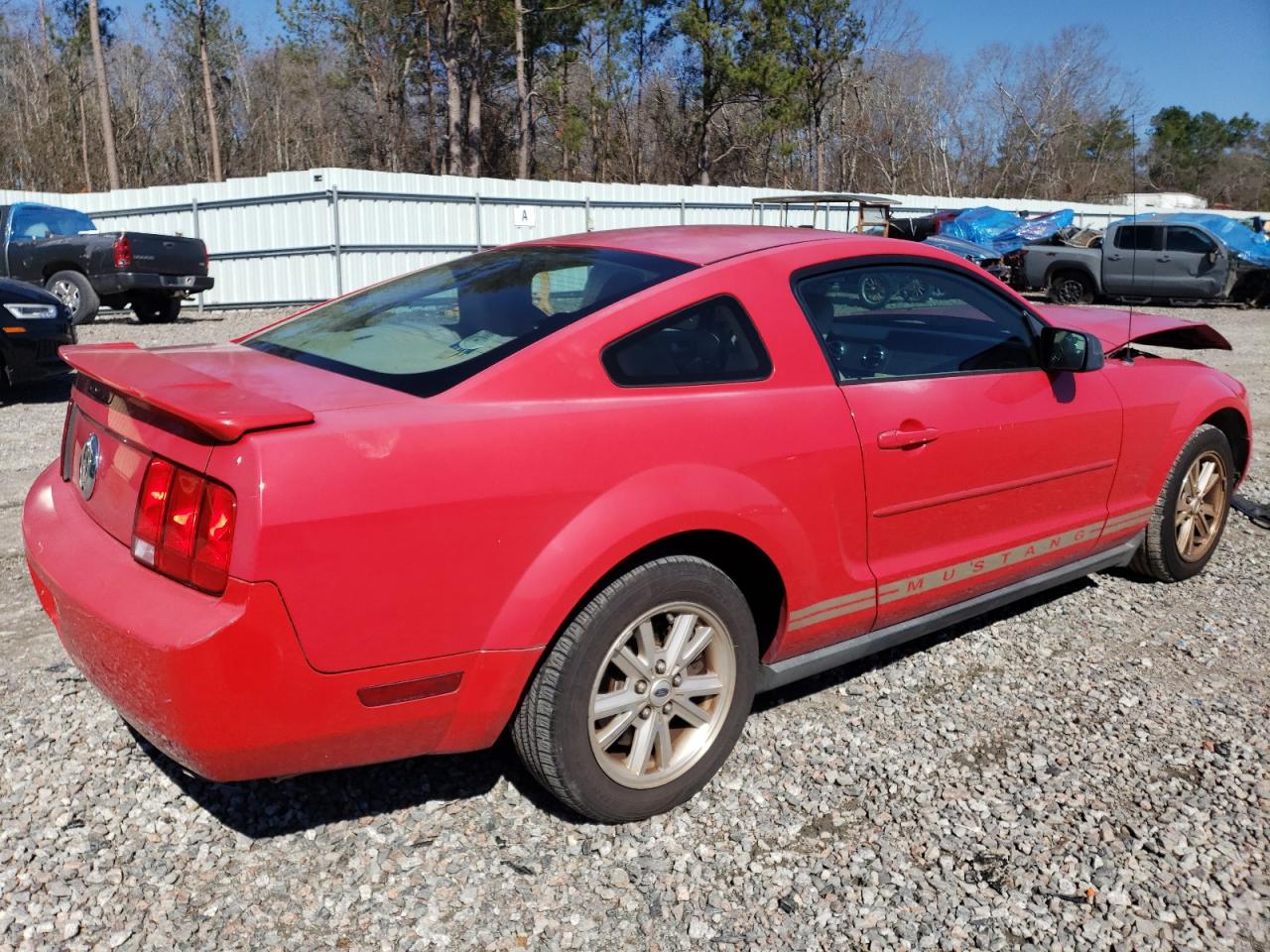 2008 Ford Mustang VIN 1ZVHT80N485206969 Copart auction photo, front end damage thumbnail 3