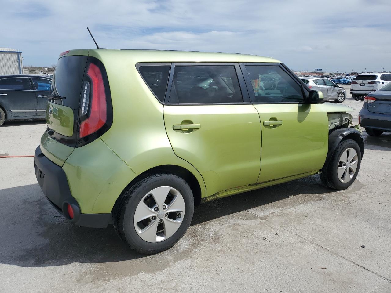 2015 KIA Soul VIN KNDJN2A24F7785978 Copart auction photo, front end damage thumbnail 3