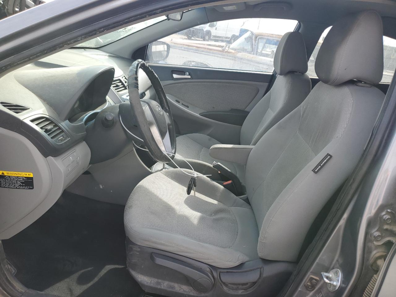 2014 Hyundai Accent VIN KMHCT4AE6EU769121 Copart auction photo, front end / minor dent/scratches damage thumbnail 7