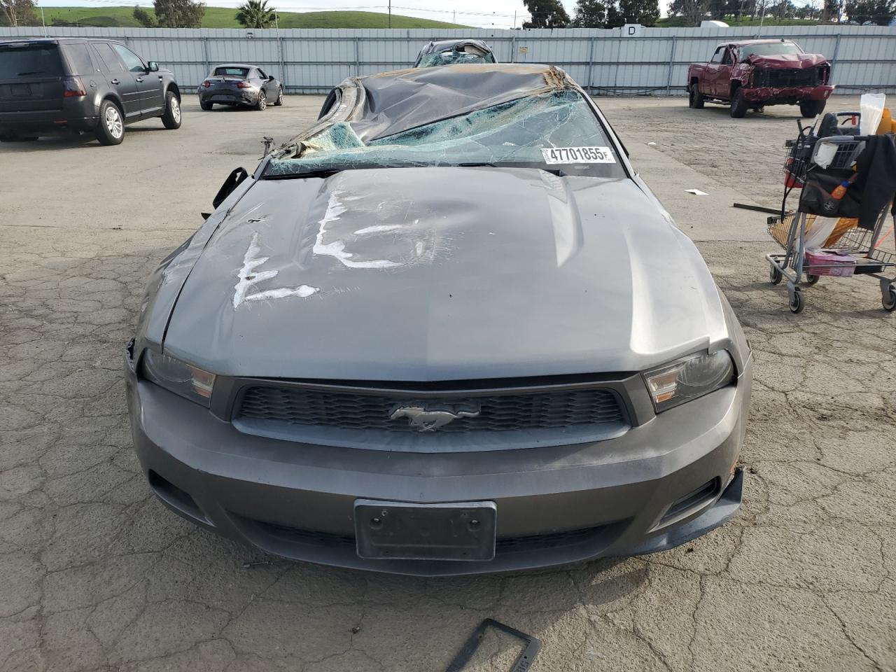 2011 Ford Mustang VIN 1ZVBP8AM0B5165585 Copart auction photo, rollover damage thumbnail 5