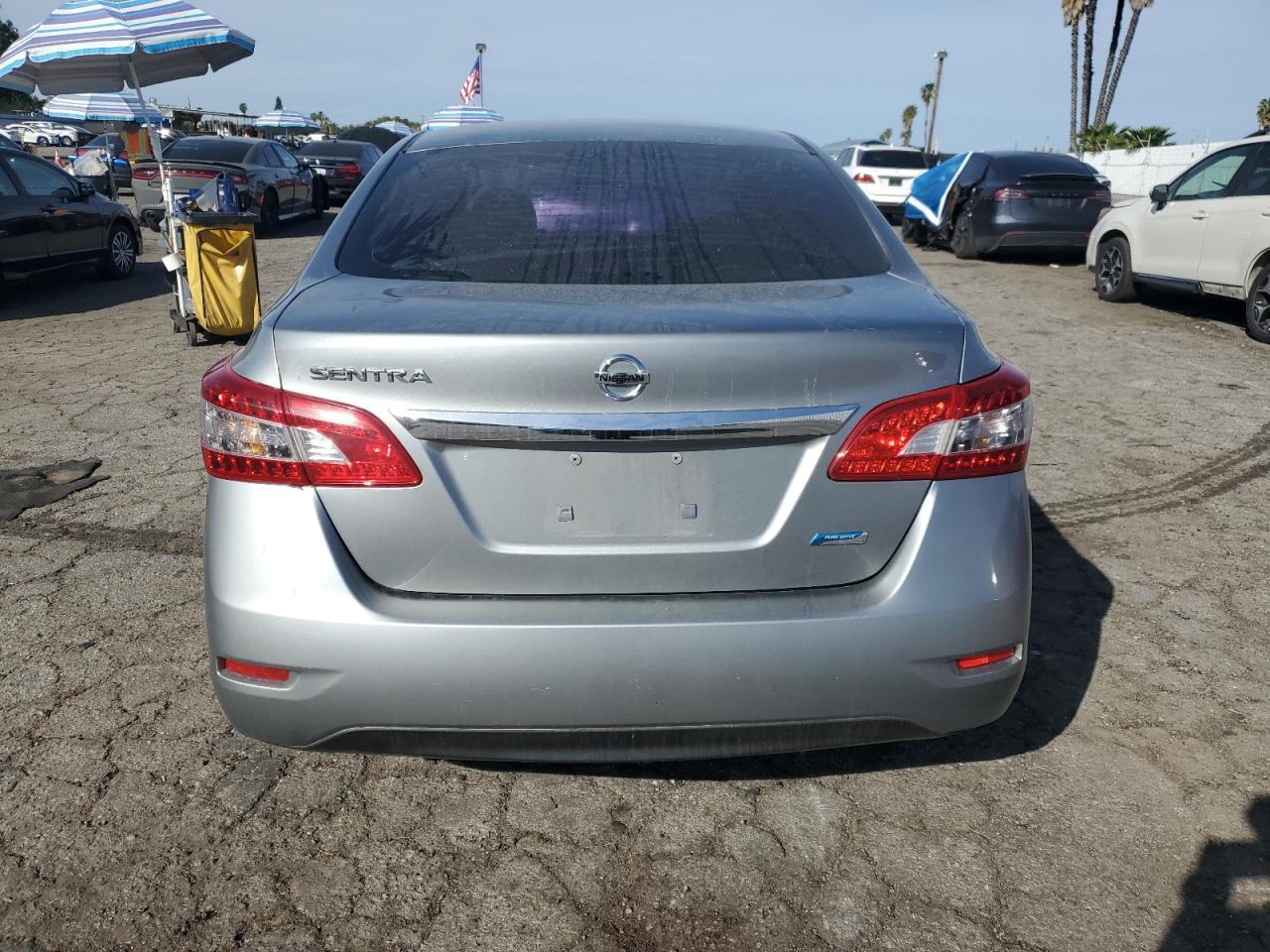 2014 Nissan Sentra VIN 3N1AB7AP0EY251913 Copart auction photo, front end / minor dent/scratches damage thumbnail 6