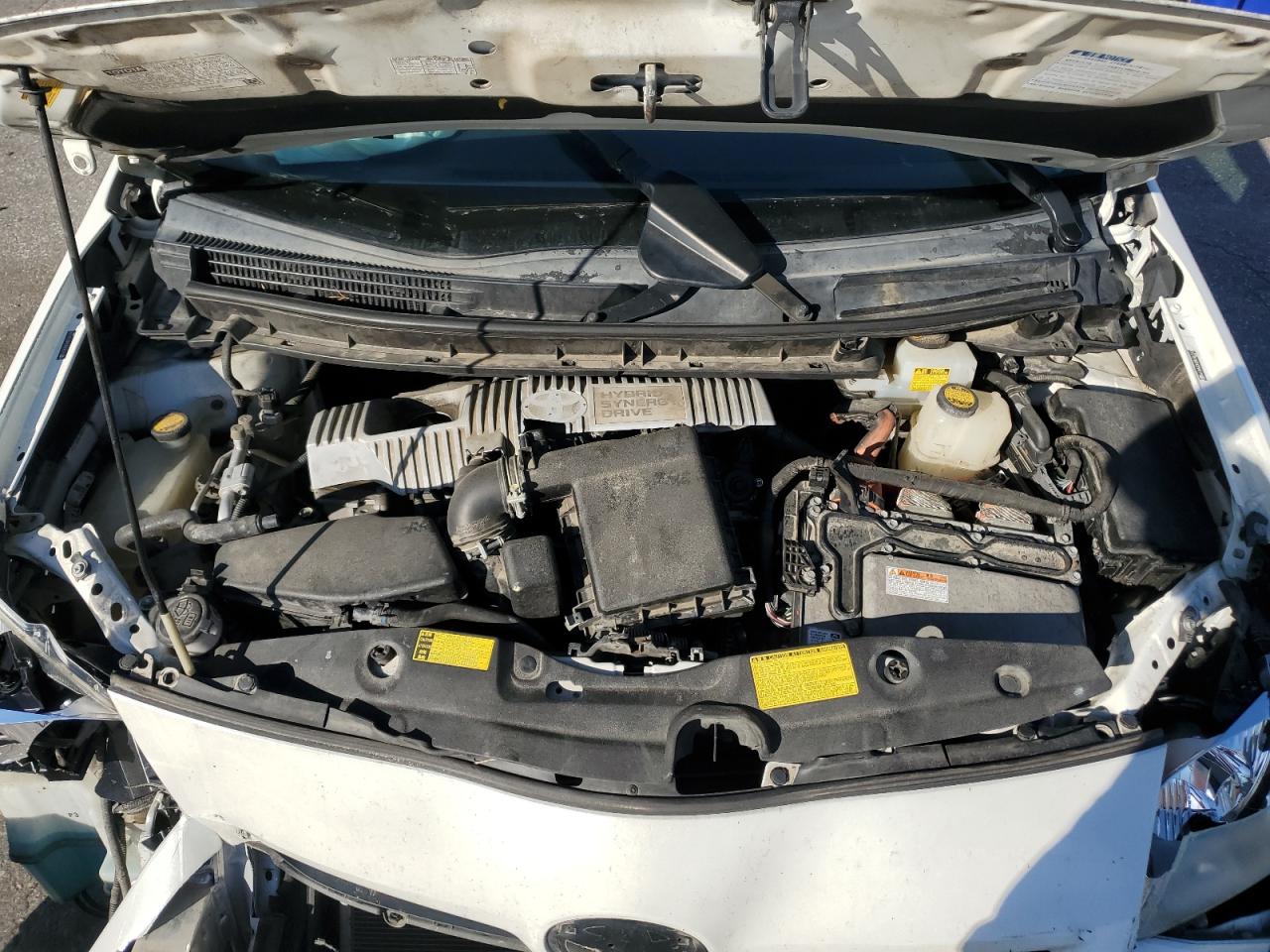 2011 Toyota Prius VIN JTDKN3DU6B1361593 Copart auction photo, front end damage thumbnail 12