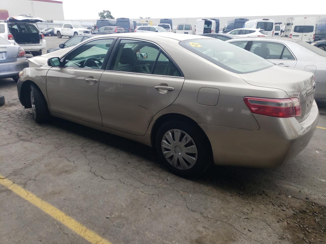 2007 Toyota Camry VIN 4T1BE46K37U602058 Copart auction photo, front end / rear end damage thumbnail 2