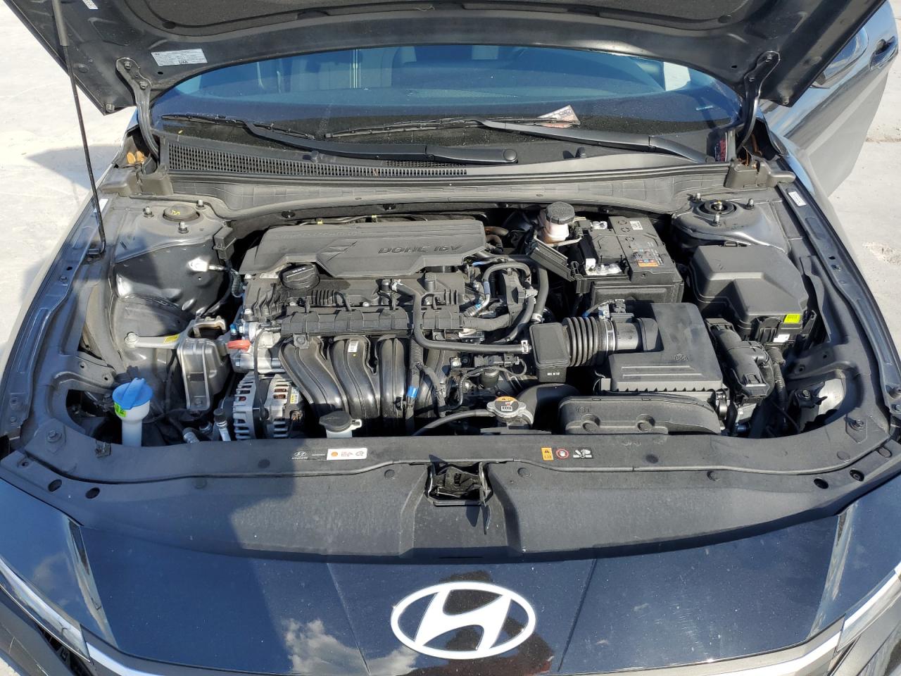 2024 Hyundai Elantra VIN KMHLM4DG8RU636182 Copart auction photo, all over damage thumbnail 12