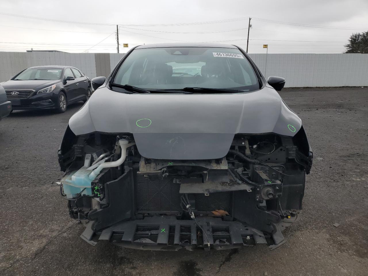 2019 Nissan Leaf VIN 1N4BZ1CP2KC318044 Copart auction photo, front end damage thumbnail 5