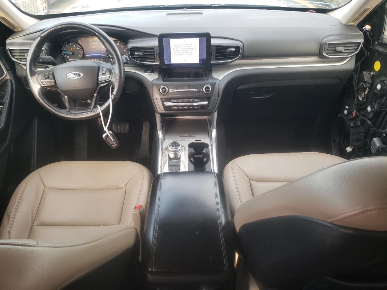2020 Ford Explorer VIN 1FMSK7DH0LGB32842 Copart auction photo, all over damage thumbnail 8