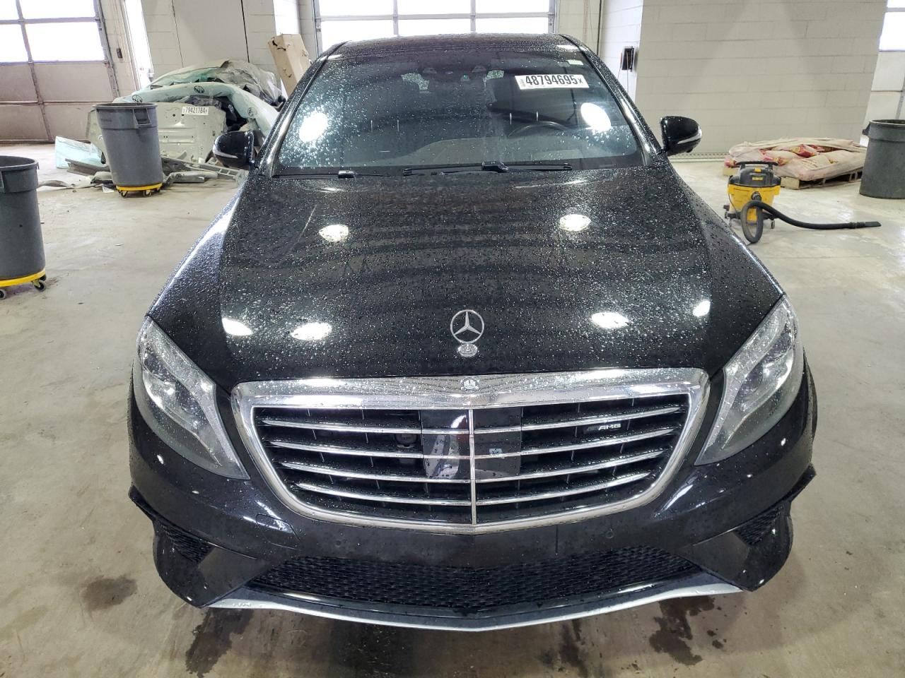 2015 Mercedes-Benz S-klasse VIN WDDUG7JBXFA139826 Copart auction photo, front end / undercarriage damage thumbnail 5