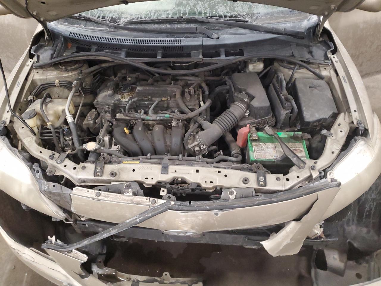 2010 Toyota Corolla VIN 2T1BU4EE3AC391788 Copart auction photo, front end damage thumbnail 12