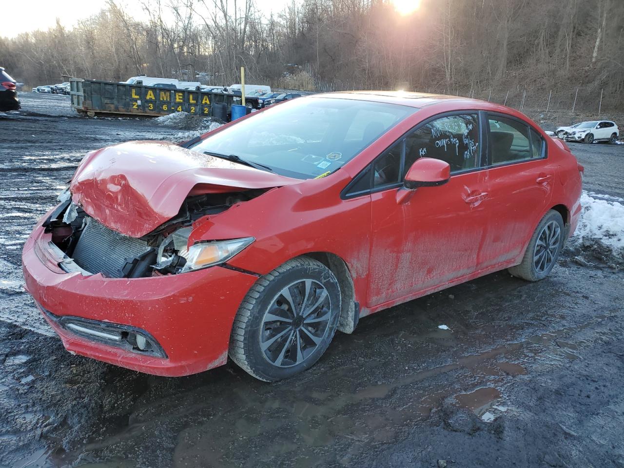 2013 Honda Civic VIN 2HGFB6E52DH709351