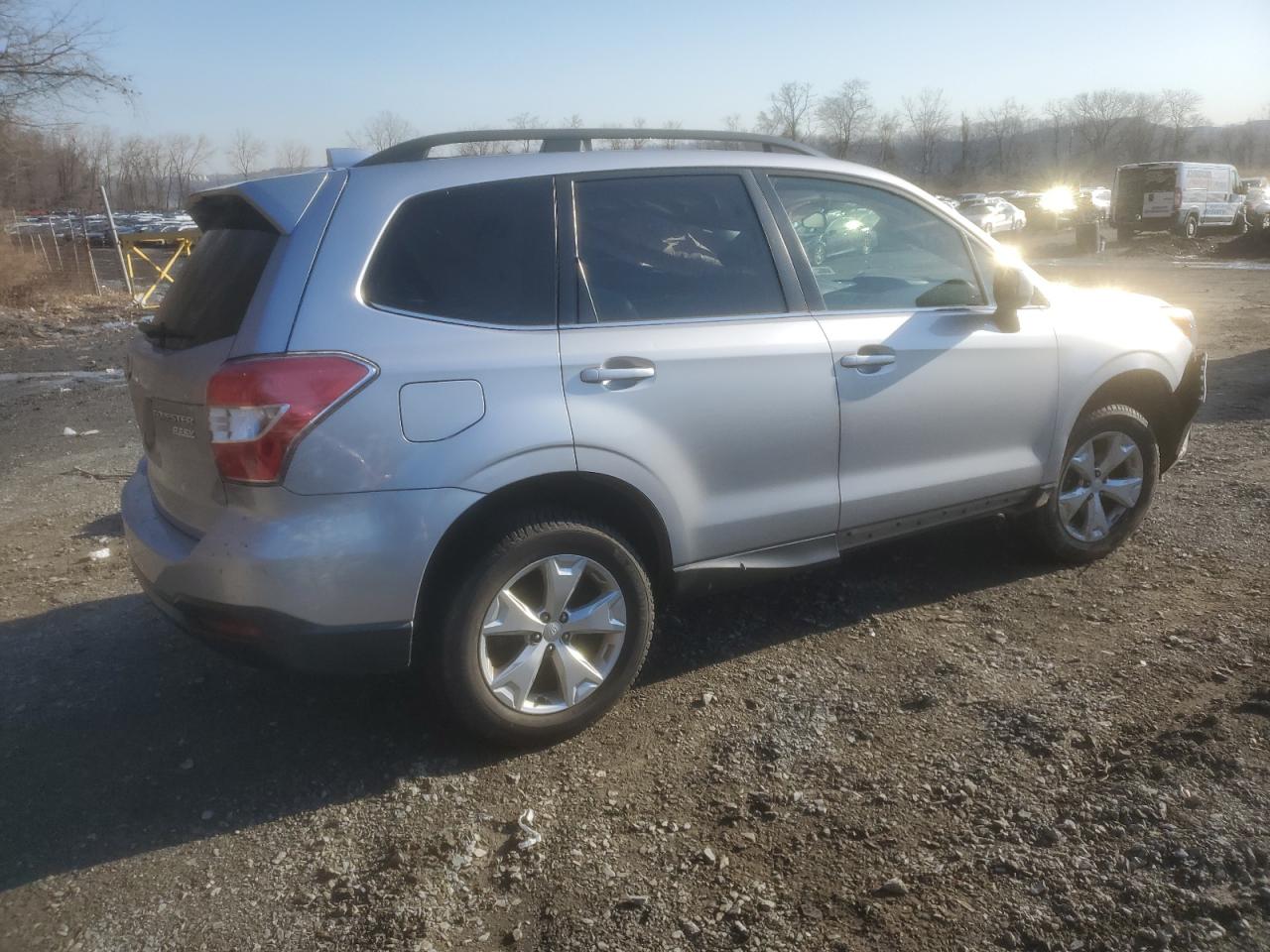 2016 Subaru Forester VIN JF2SJARC1GH558767 Copart auction photo, front end / side damage thumbnail 3