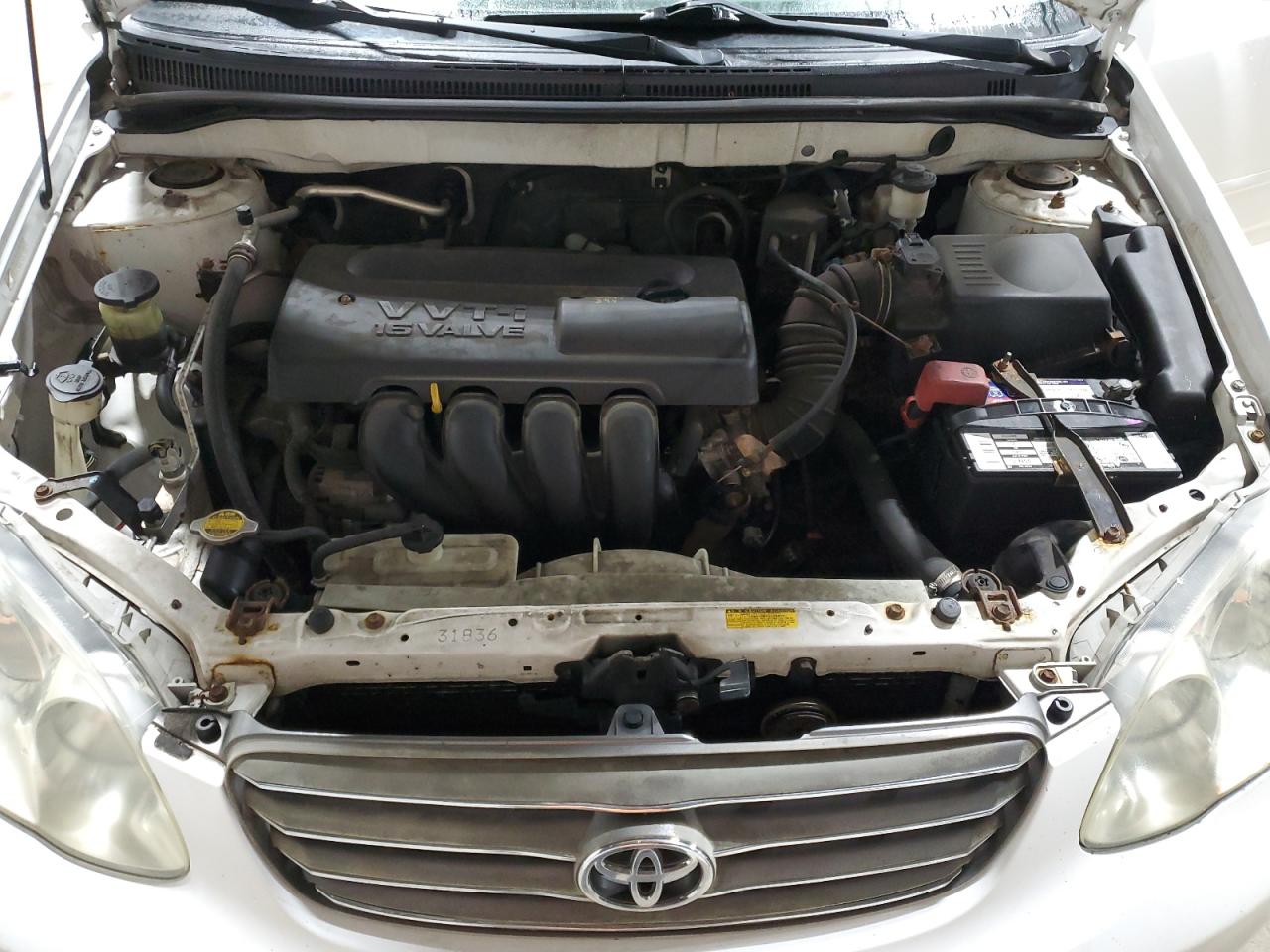 2004 Toyota Corolla VIN 2T1BR32E34C317839 Copart auction photo, rear end damage thumbnail 11