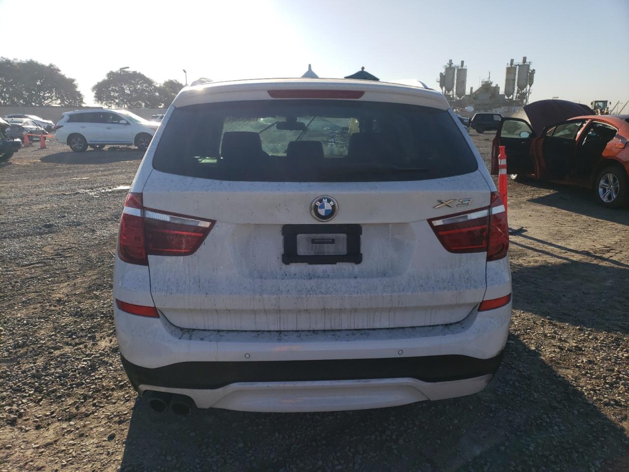 2017 BMW X3 VIN 5UXWX9C52H0T09108 Copart auction photo, front end damage thumbnail 6