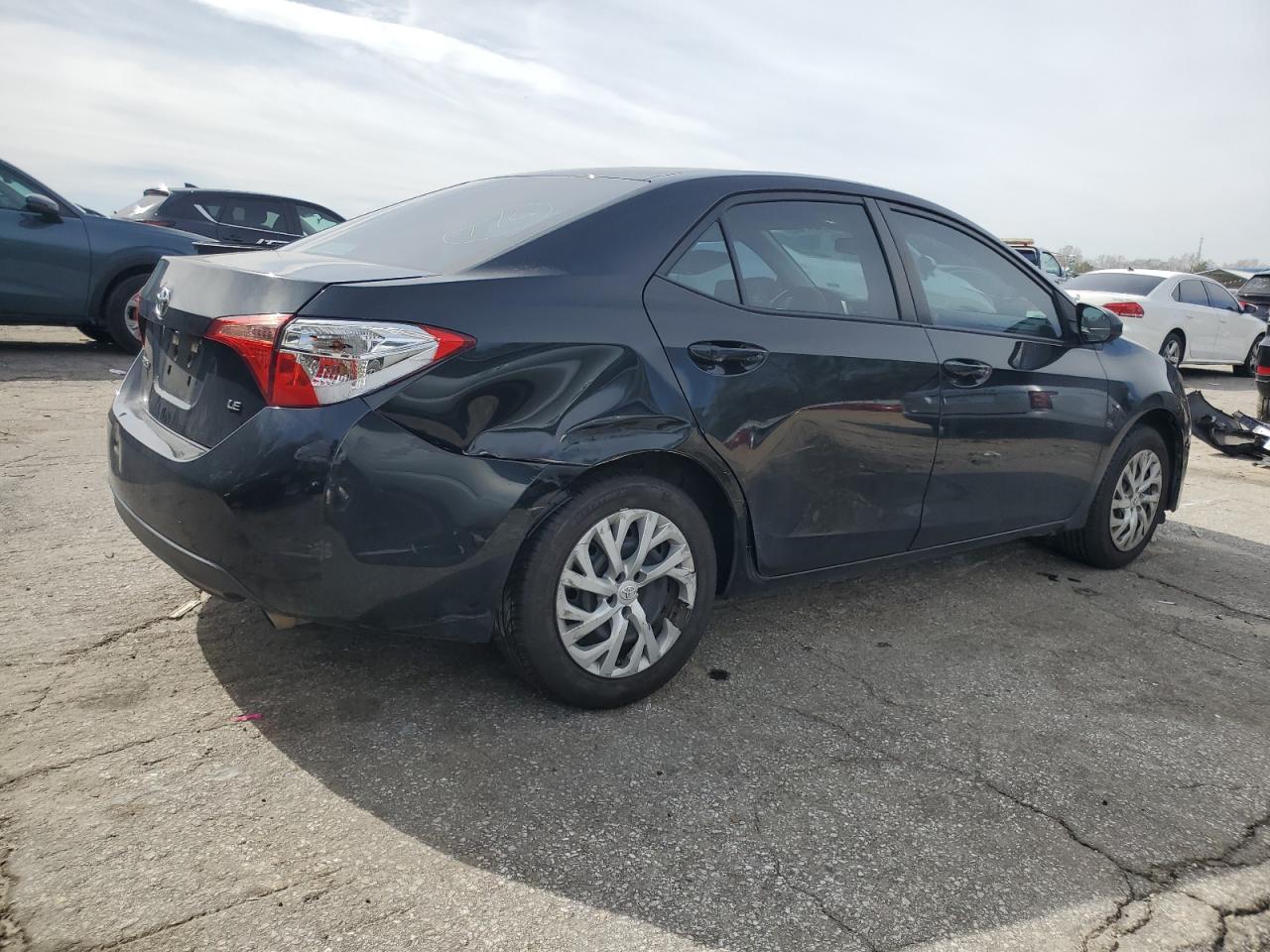 2017 Toyota Corolla VIN 5YFBURHE7HP714422 Copart auction photo, rear end damage thumbnail 3