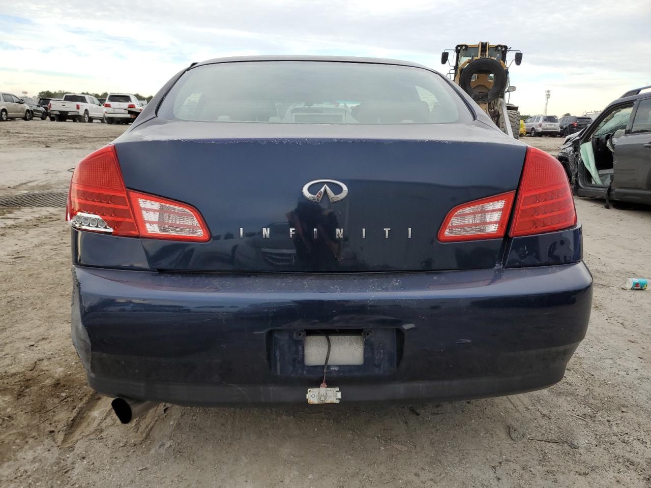 2004 Infiniti G VIN JNKCV51E14M605034 Copart auction photo, front end damage thumbnail 6