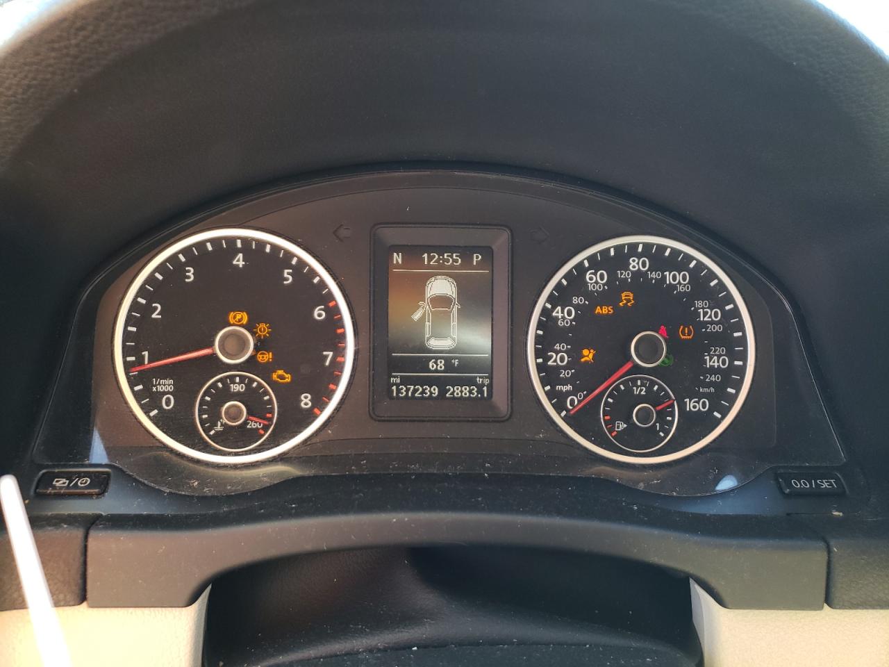 2015 Volkswagen Tiguan VIN WVGBV7AX0FW572430 Copart auction photo, front end / minor dent/scratches damage thumbnail 9