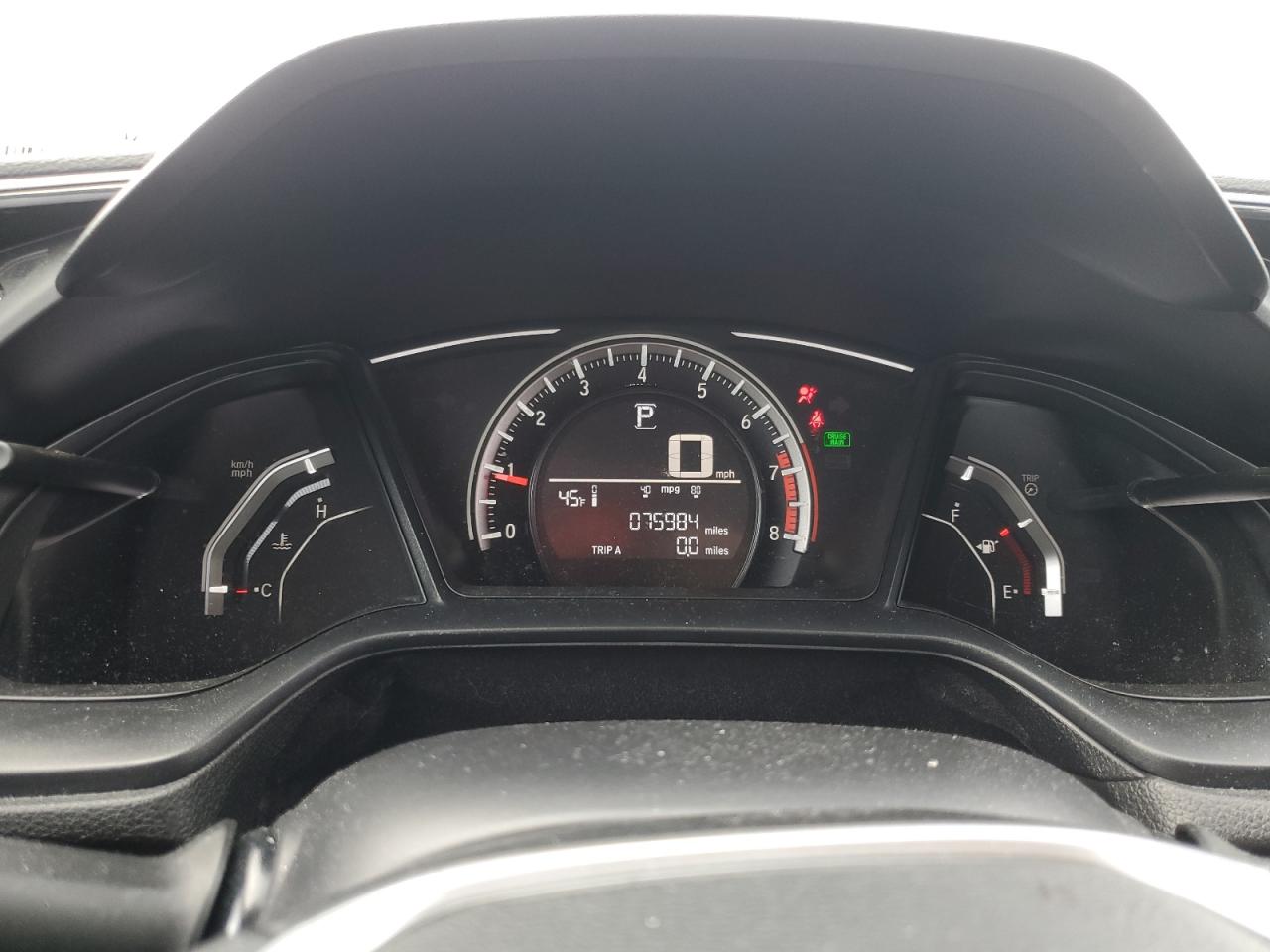 2018 Honda Civic VIN 19XFC2F56JE042603 Copart auction photo, side damage thumbnail 9