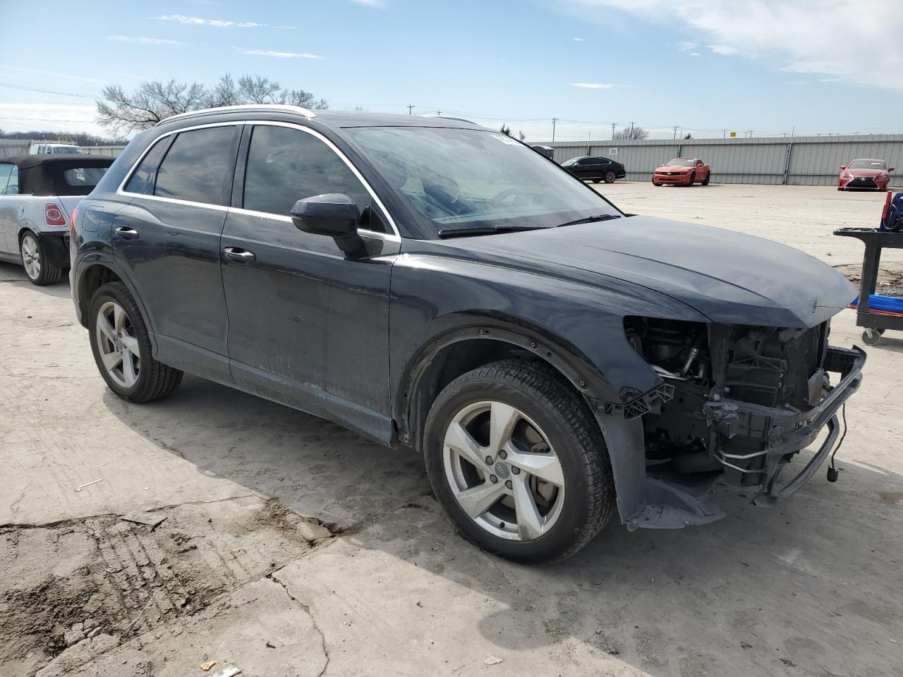 2019 Audi Q3 VIN WA1AECF32K1087187 Copart auction photo, front end damage thumbnail 4