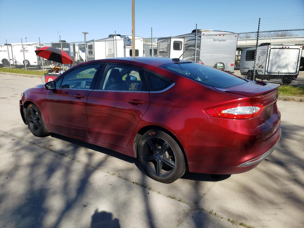 2016 Ford Fusion VIN 3FA6P0H77GR134236 Copart auction photo, all over / undercarriage damage thumbnail 2